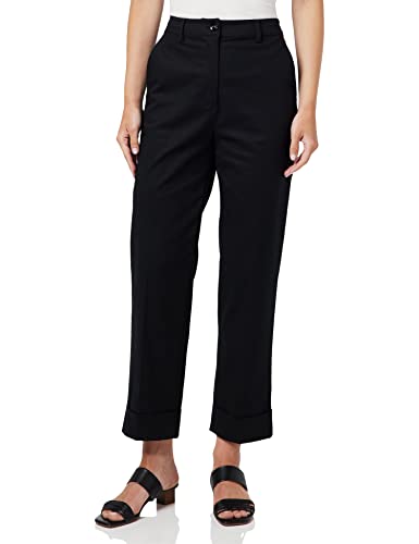 Sisley Women's Trousers 4IMNLF01B Pants, Black 100, 44 von SISLEY