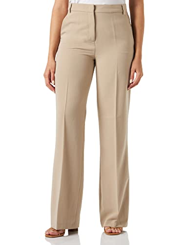 Sisley Women's Trousers 4KVXLF02I Pants, Beige 18J, 36 von SISLEY