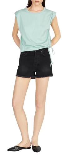 Sisley Womens 3MCHL1031 T-Shirt, Aqua 18E, XS von SISLEY