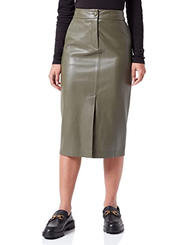Sisley Damen 4ymkl000m Skirt, Green 35a, 38 EU von SISLEY