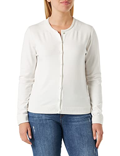 Sisley Womens L/S 14ETM5203 Cardigan Sweater, White 074, M von SISLEY