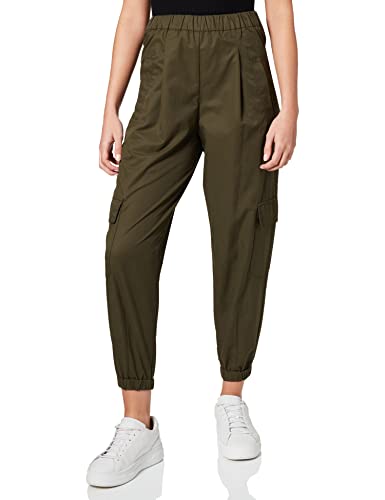 Sisley Womens Trousers 49JW55CZ6 Pants, Green 27V, 42 von SISLEY