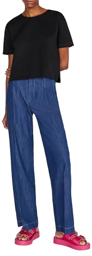 Sisley Womens Trousers 4A7TLF031 Pants, Blue Denim 902, 30 von SISLEY