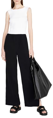 Sisley Womens Trousers 4B5FLF034 Pants, Black 100, 38 von SISLEY