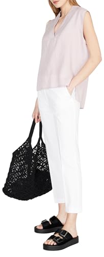 Sisley Womens Trousers 4IULLF02Y Pants, White 101, 40 von SISLEY