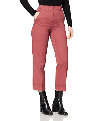 Sisley Womens Trousers 4K2Z55CW6 Pants, Roan Rouge20H, 44 von SISLEY