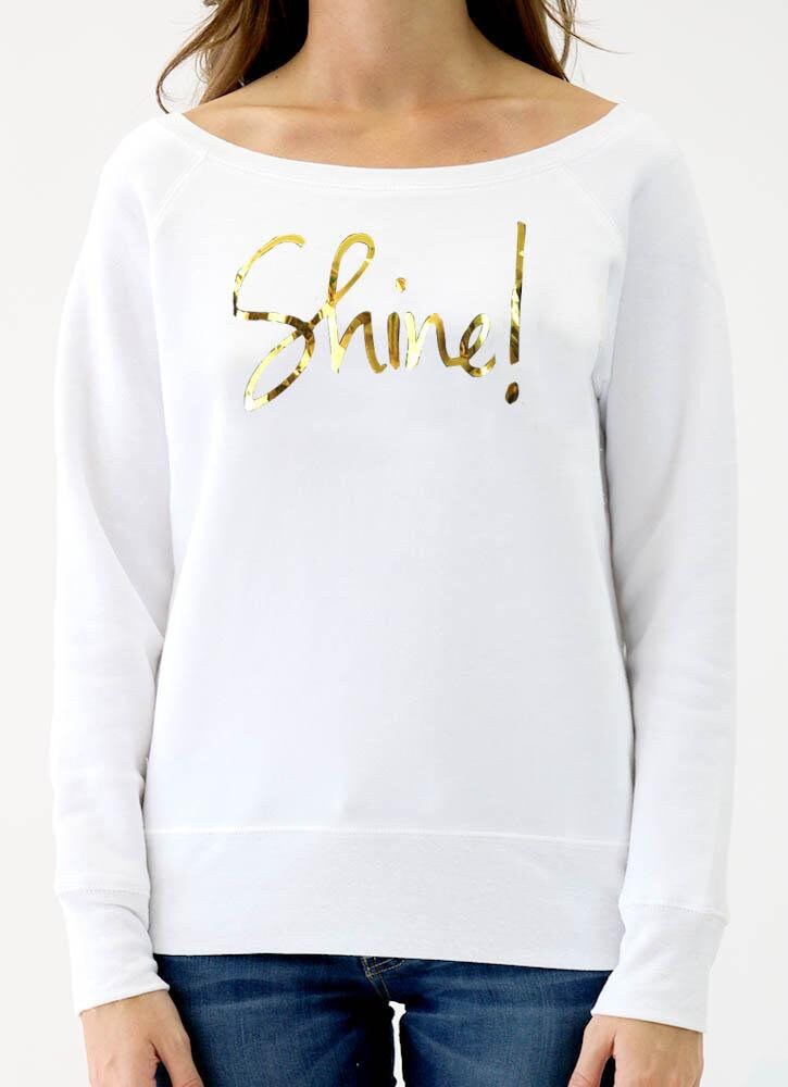 Glanz Wideneck Sweatshirt von SissiandCo
