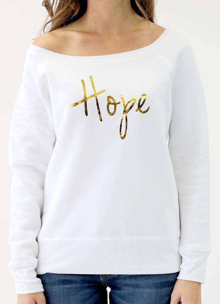 Hope Wideneck Sweatshirt von SissiandCo