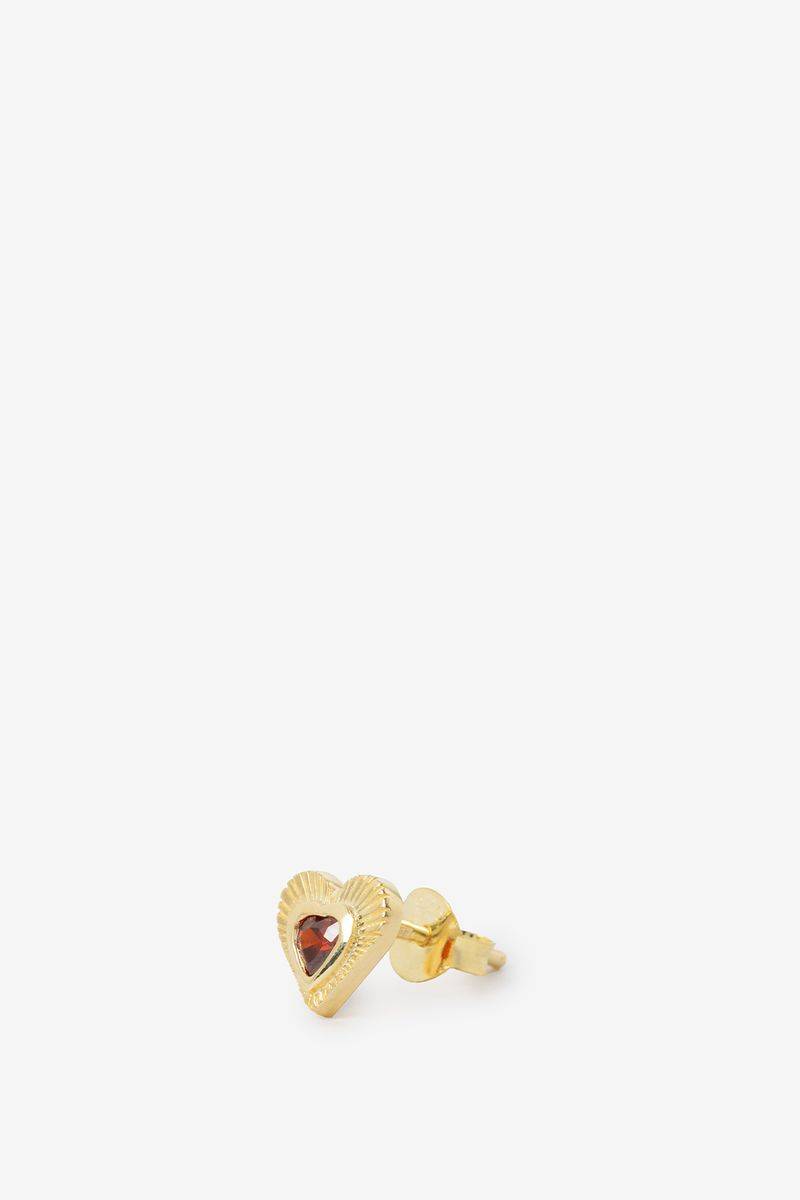 Anna + Nina Ohrstecker Herz Gold-plated Anna + Nina Ohrstecker Herz Gold-plated von Anna Nina