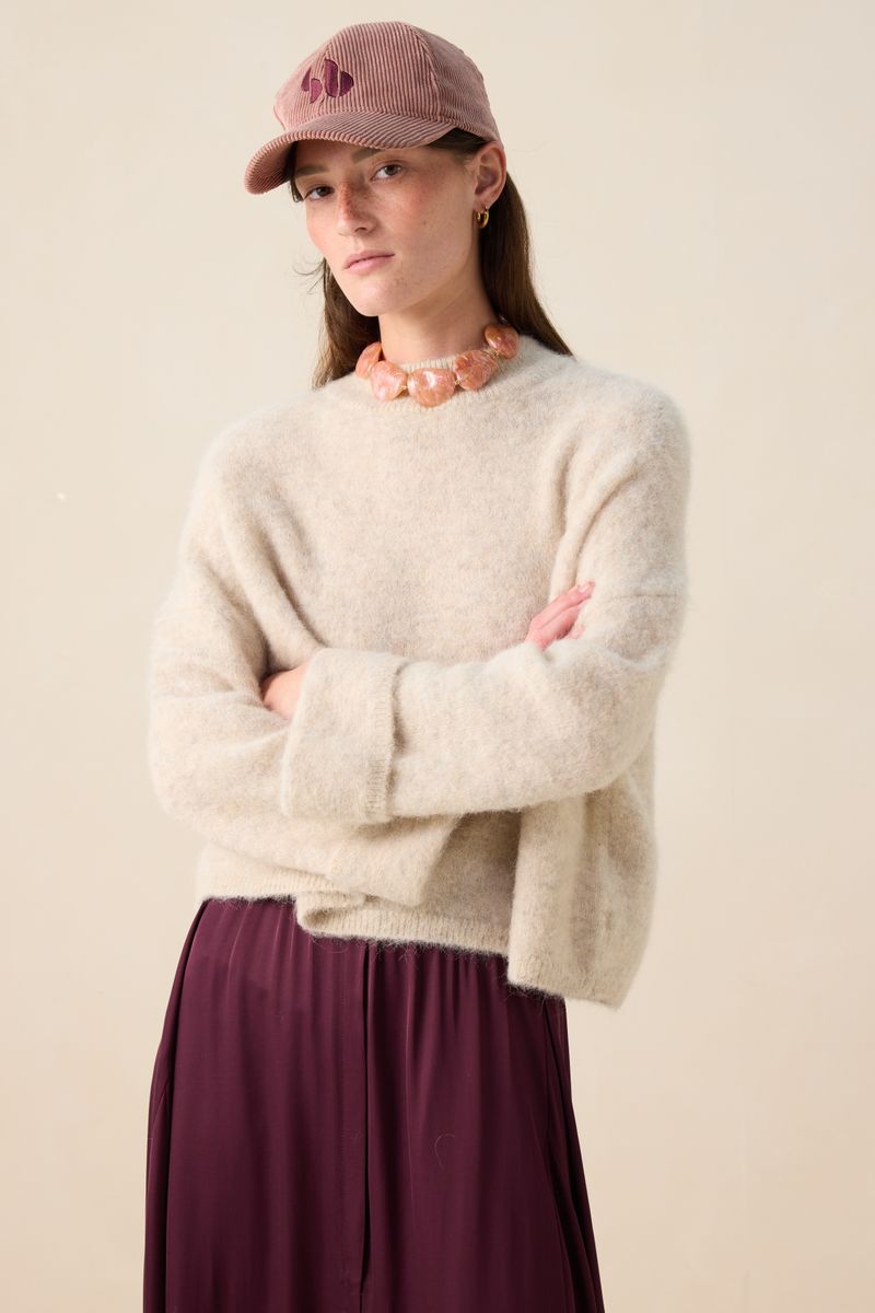 Pullover Mit Schildkrötenkragen - Beige von Sissy-Boy