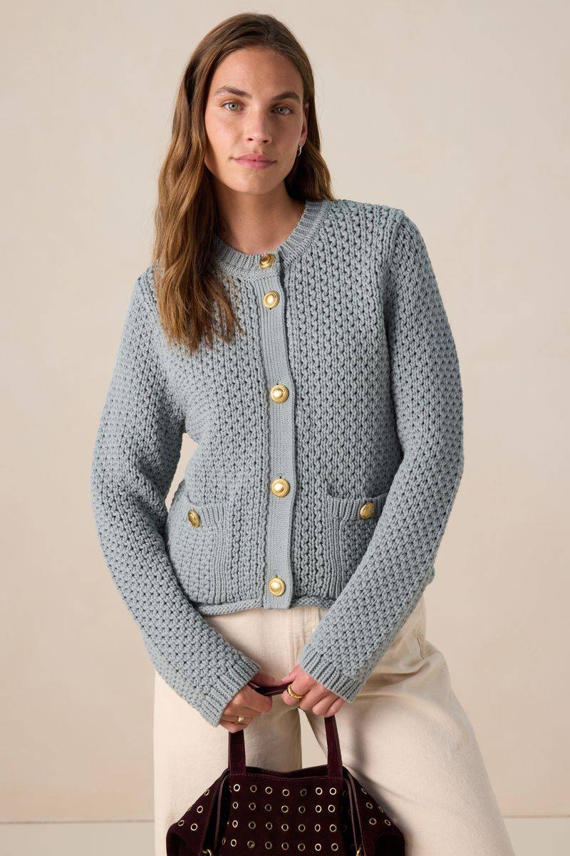 Strickjacke - Blau von Sissy-Boy