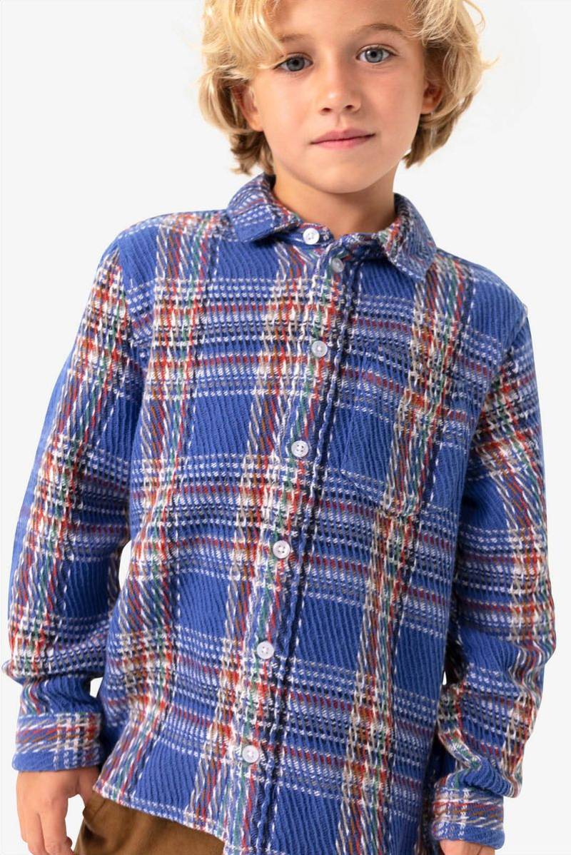 Rot Kariertes Hemd Mit Loose Fit- Blau von Sissy-Boy