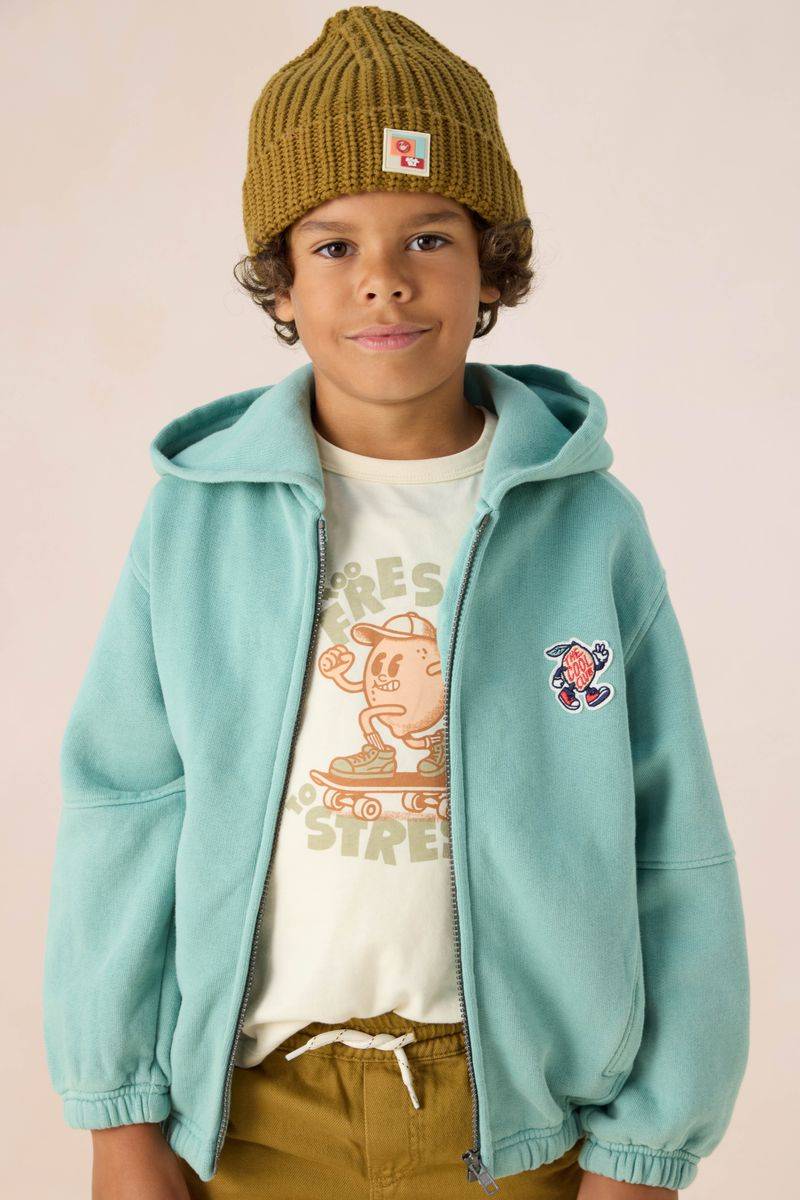 Sweatjacke Mit Aufnäher - Blau von Sissy-Boy