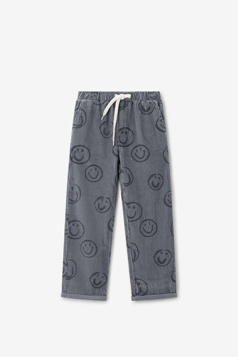 Cordhose Mit Smiley-Print - Blau von Sissy-Boy