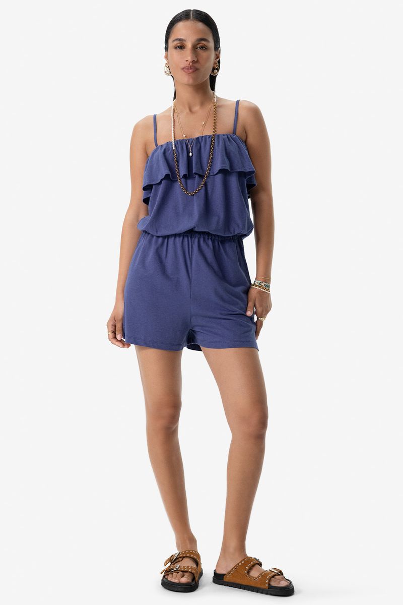 Blauwe Playsuit Met Ruffles von Sissy-Boy