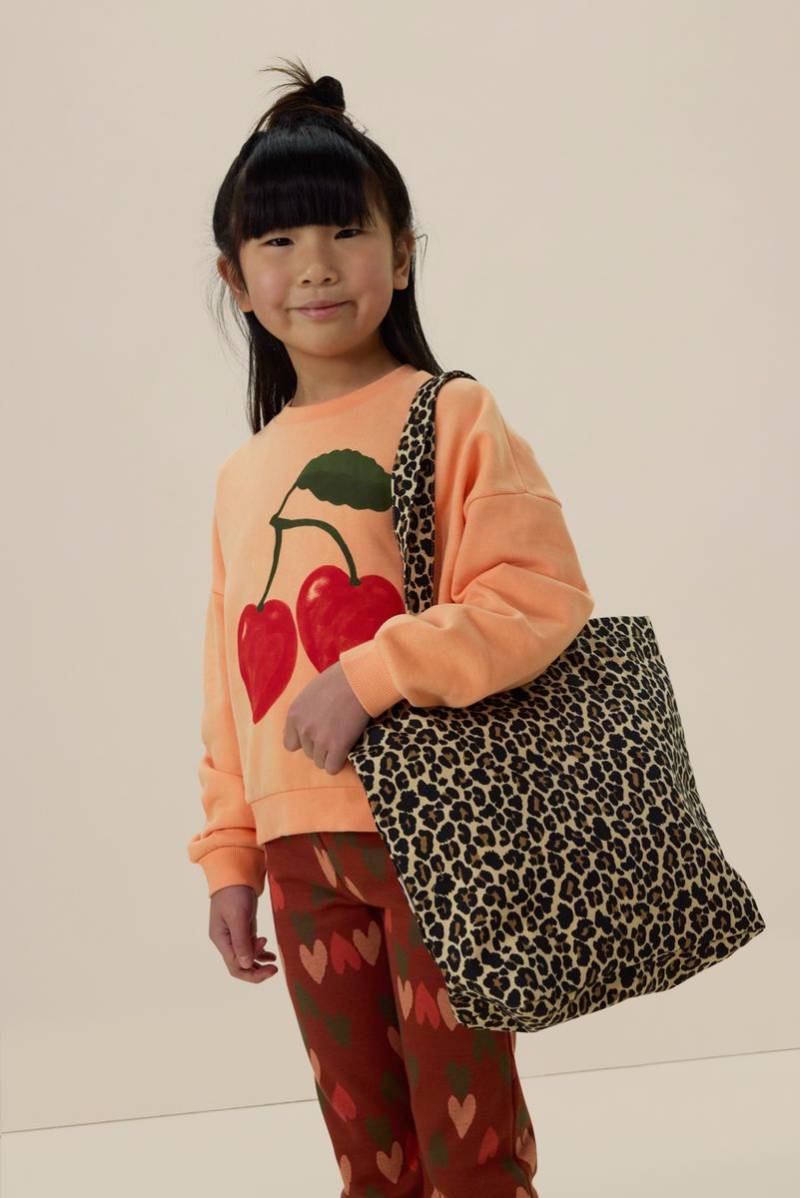 Canvas-Shopper Mit Leoprint - Braun von Sissy-Boy