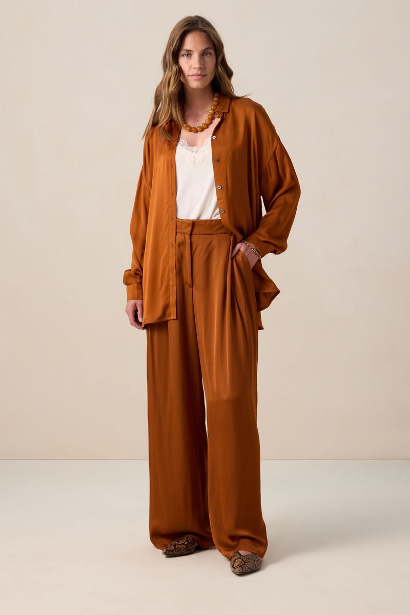 Oversize-Bluse - Braun Oversize-Bluse - Braun von Sissy-Boy