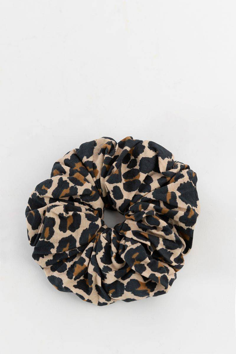 Scrunchie Mit Leoprint - Braun von Sissy-Boy
