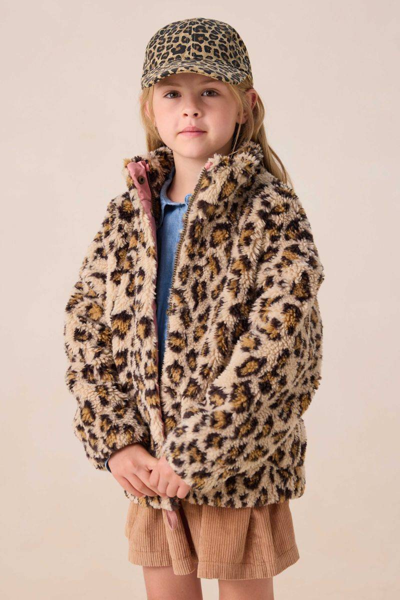 Teddy-Jacke Mit Leoprint - Braun von Sissy-Boy