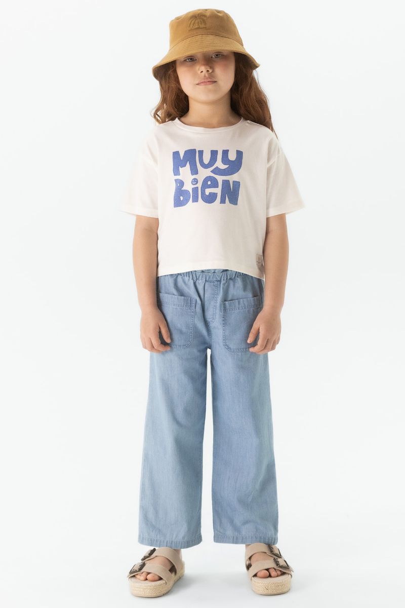 Denim-Hose Aus Musselin von Sissy-Boy