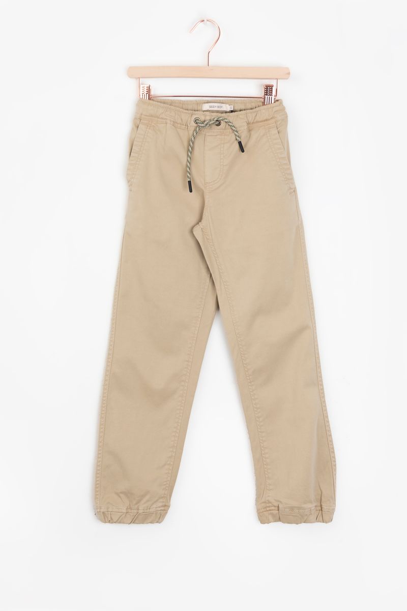 Denim-Jogger Mit Kordelzug - Beige von Sissy-Boy