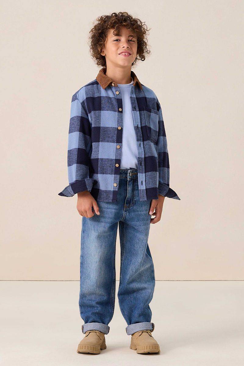 Karohemd - Dunkelblau von Sissy-Boy