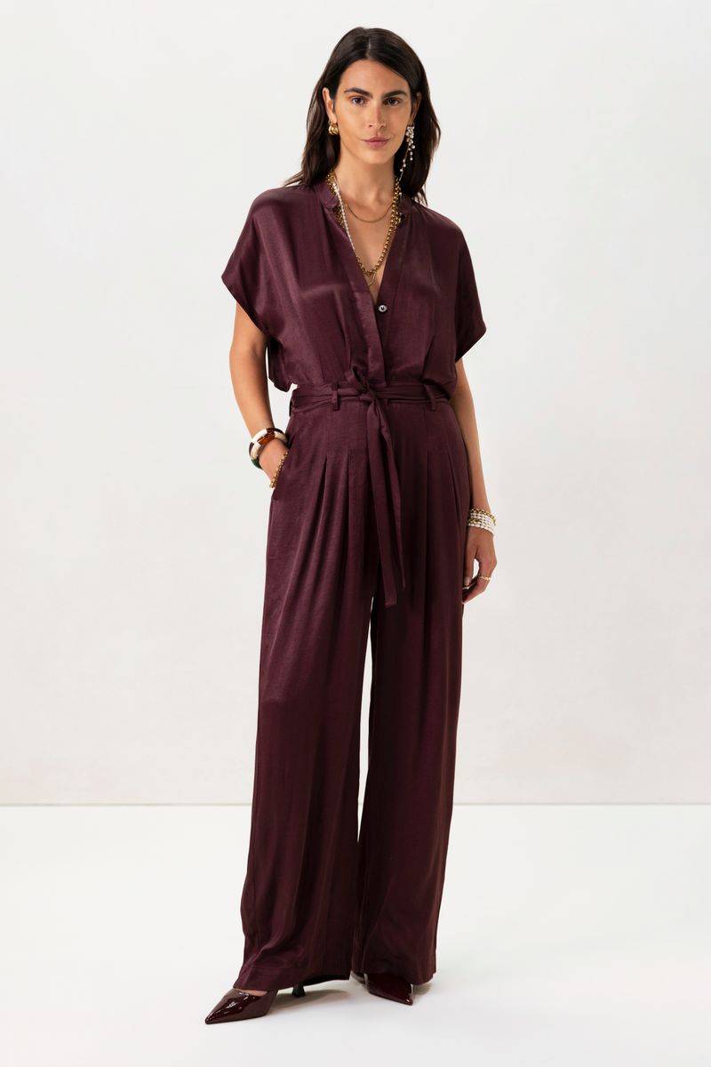 Jumpsuit Mit Offenem Rücken - Dunkelbraun von Sissy-Boy