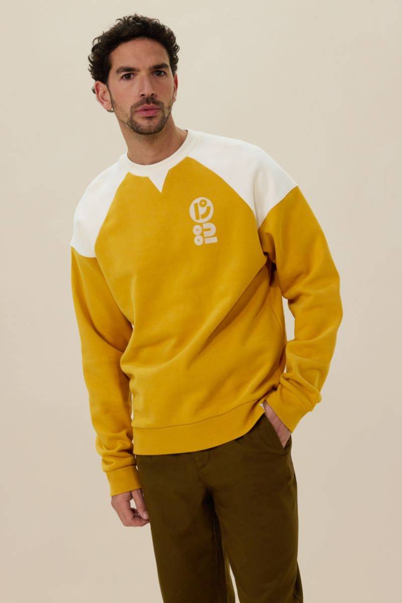 Sweater Mit Print - Senfgelb von Sissy-Boy