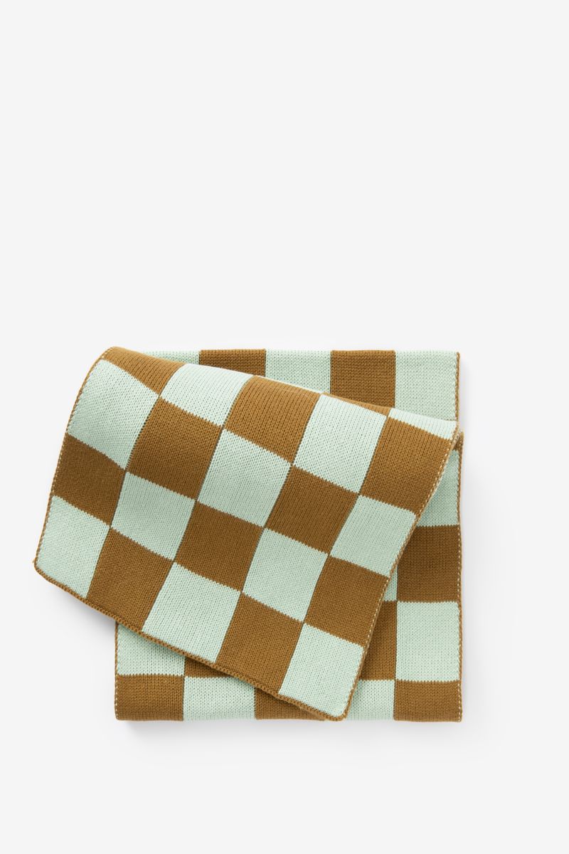 Schal Mit Blockmuster - Dunkelgrün von Sissy-Boy