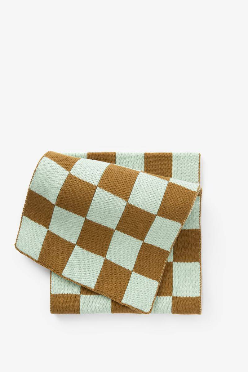 Schal Mit Blockmuster - Dunkelgrün von Sissy-Boy