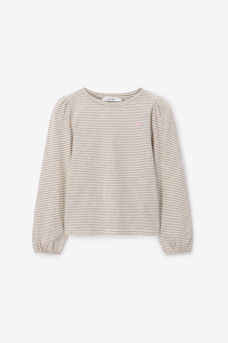 Gestreiftes Langarmshirt - Dunkelgrün von Sissy-Boy