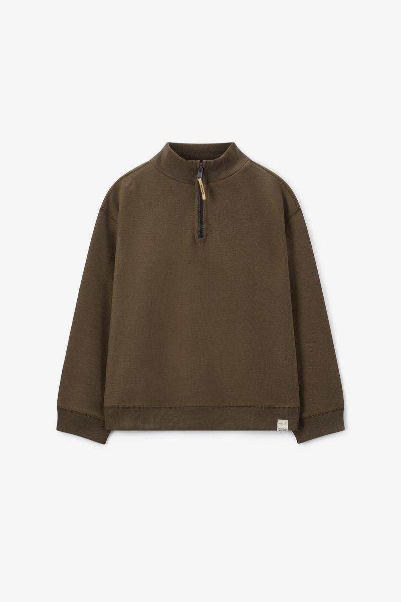 Sweater Mit Reißverschluss - Dunkelgrün von Sissy-Boy