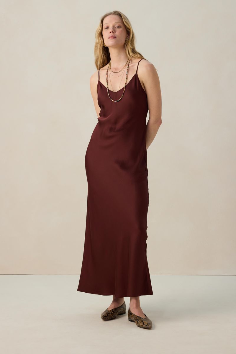 Maxi-Kleid - Dunkelrot Maxi-Kleid - Dunkelrot von Sissy-Boy