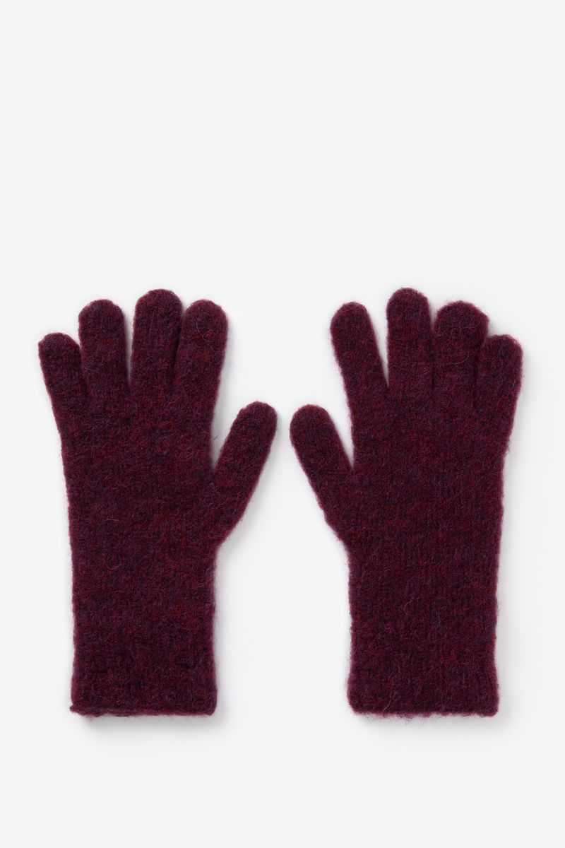 Handschuhe Mit Wolle - Dunkelrot Handschuhe Mit Wolle - Dunkelrot von Sissy-Boy