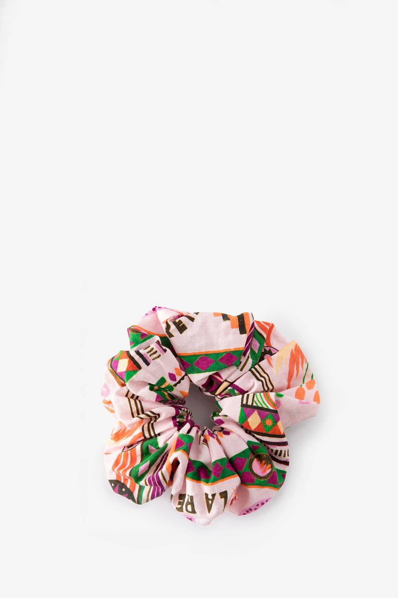 Gemusterter Scrunchie - Hellrosa von Sissy-Boy