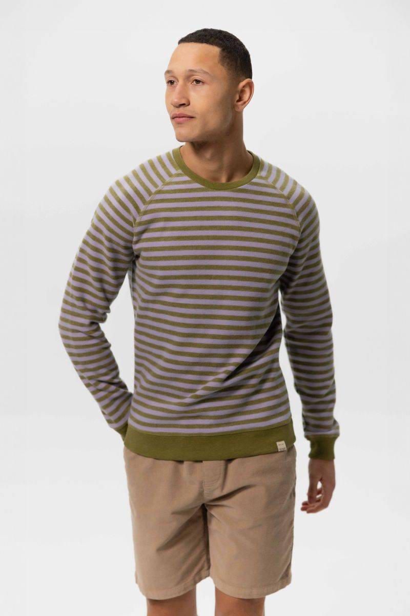 Gestreifter Sweater - Grün von Sissy-Boy