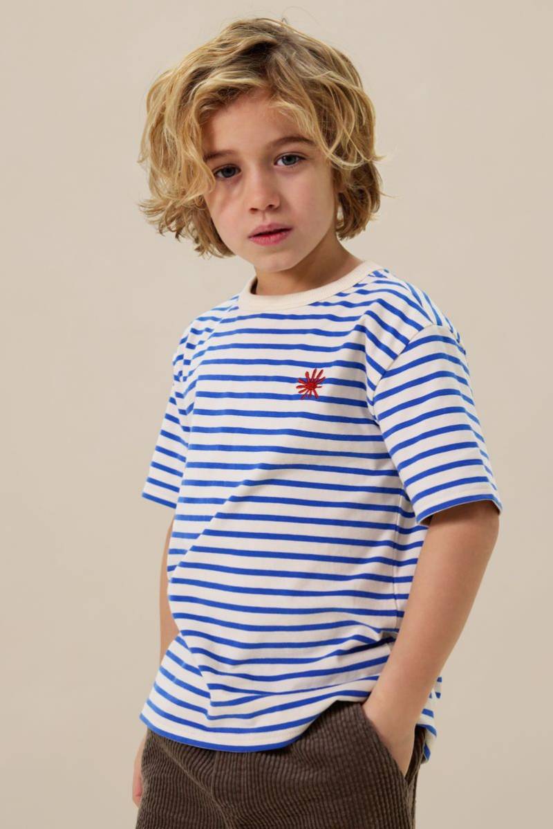 Gestreiftes T-Shirt - Blau-weiß von Sissy-Boy