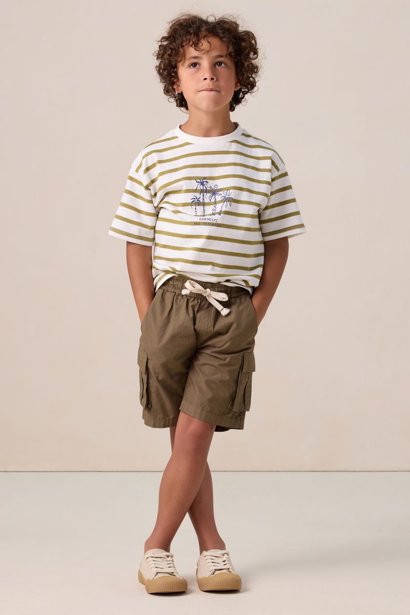 Gestreiftes T-Shirt - Grün von Sissy-Boy