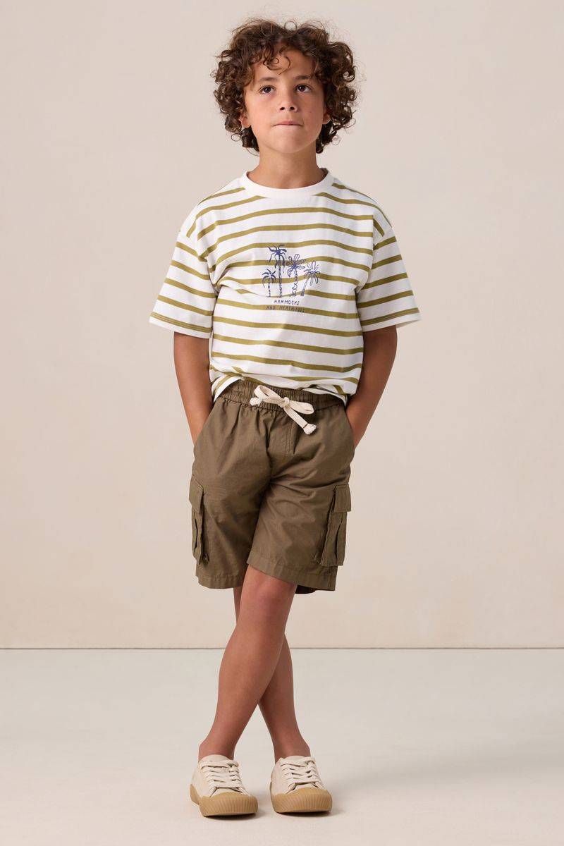 Gestreiftes T-Shirt - Grün von Sissy-Boy