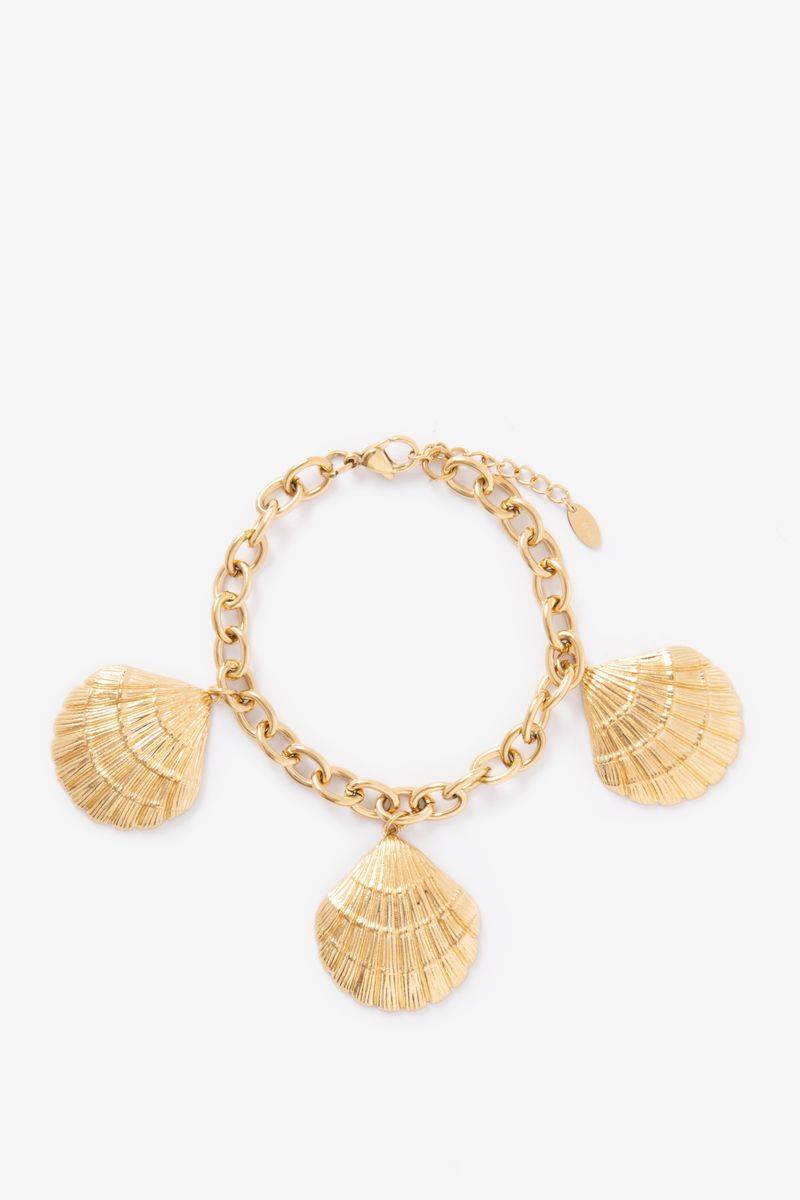 Gold-plated Armband Mit Muscheln von Sissy-Boy