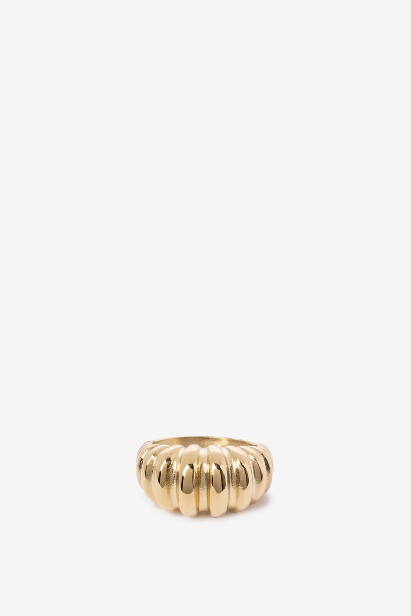 Gold-plated Ring Mit Relief von Sissy-Boy