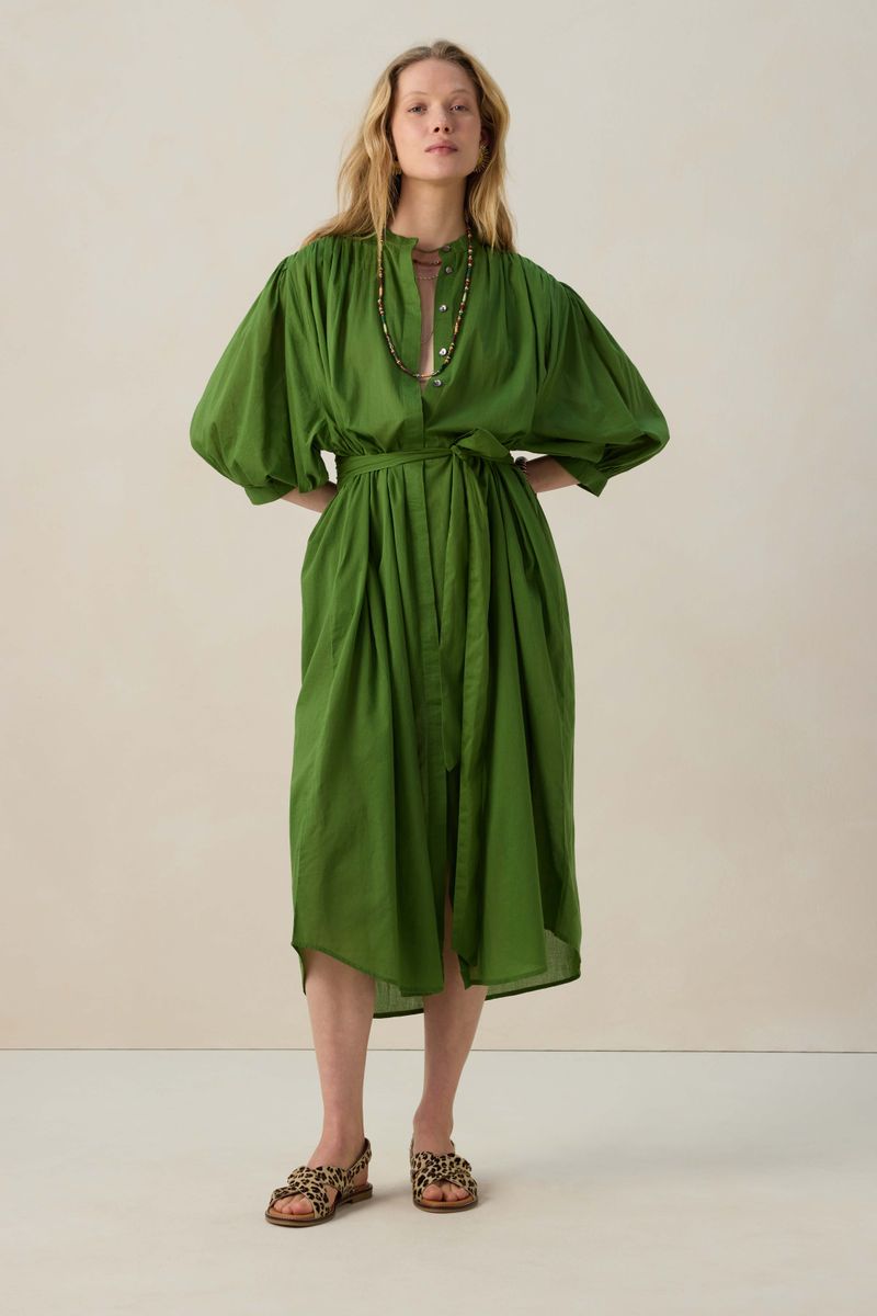 Kleid Mit Taillenband - Grün von Sissy-Boy