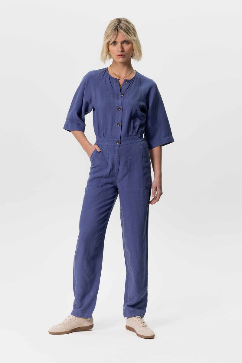 Jumpsuit Mit Knöpfen - Blau von Sissy-Boy