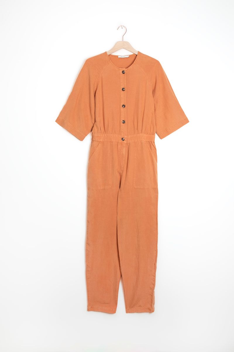 Jumpsuit Mit Knöpfen - Braun von Sissy-Boy