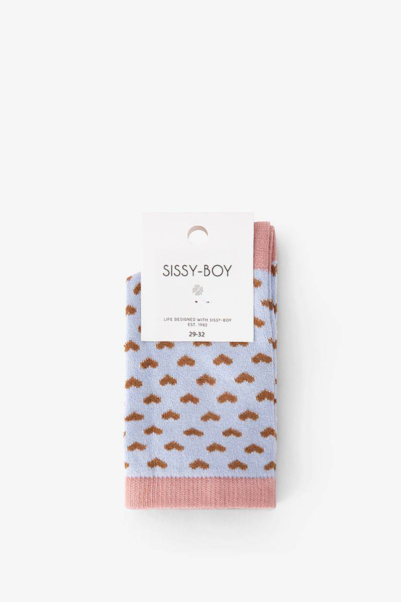 Socken Mit Herzmuster - Hellblau von Sissy-Boy