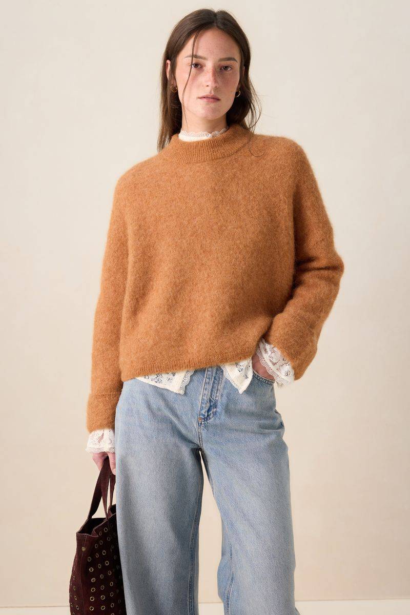 Pullover Mit Schildkrötenkragen - Hellbraun von Sissy-Boy