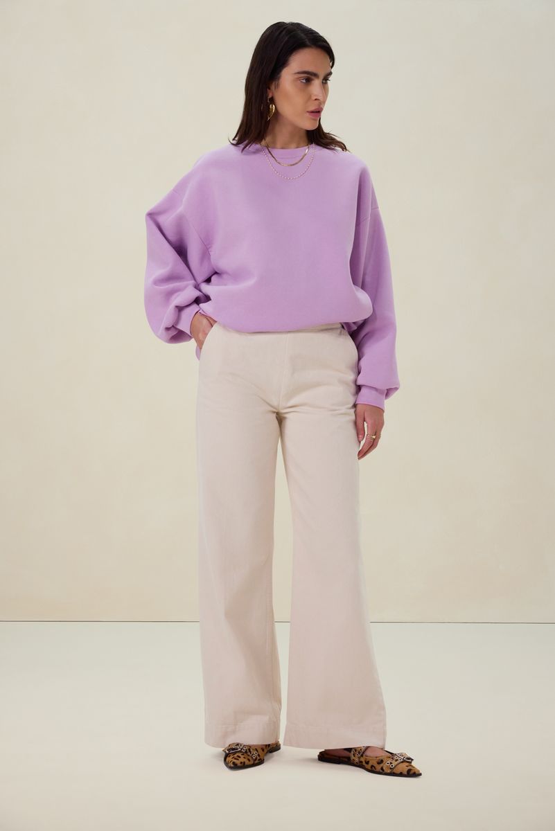 Oversize-Sweater - Flieder von Sissy-Boy