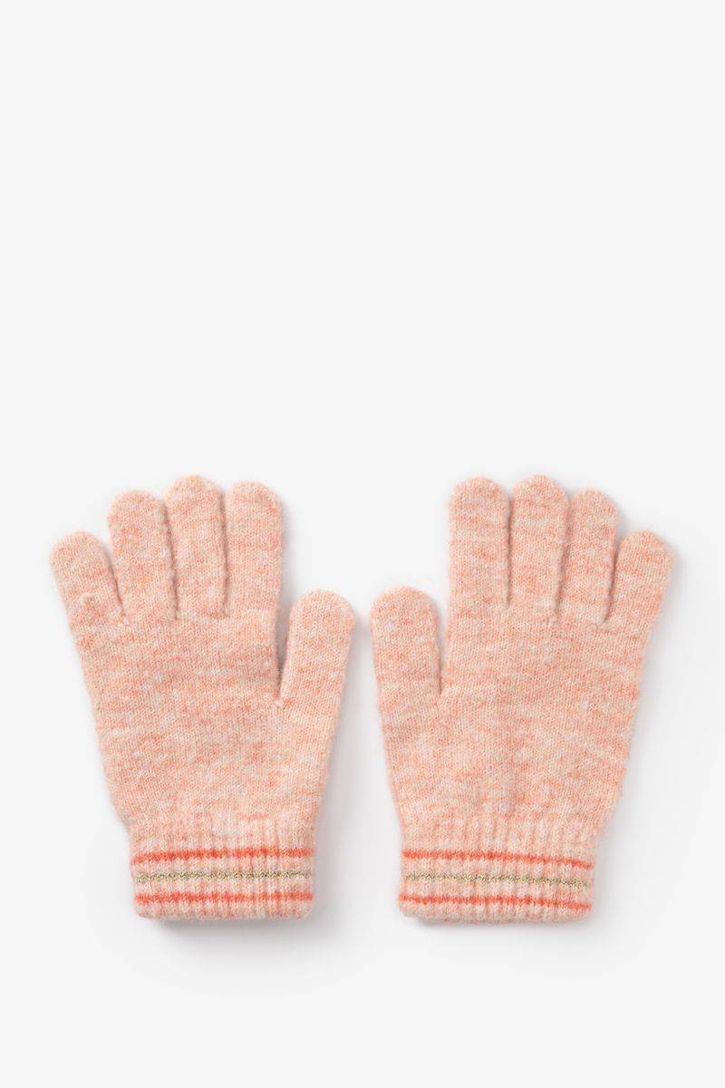 Lichtroze Jacquard Handschoenen von Sissy-Boy