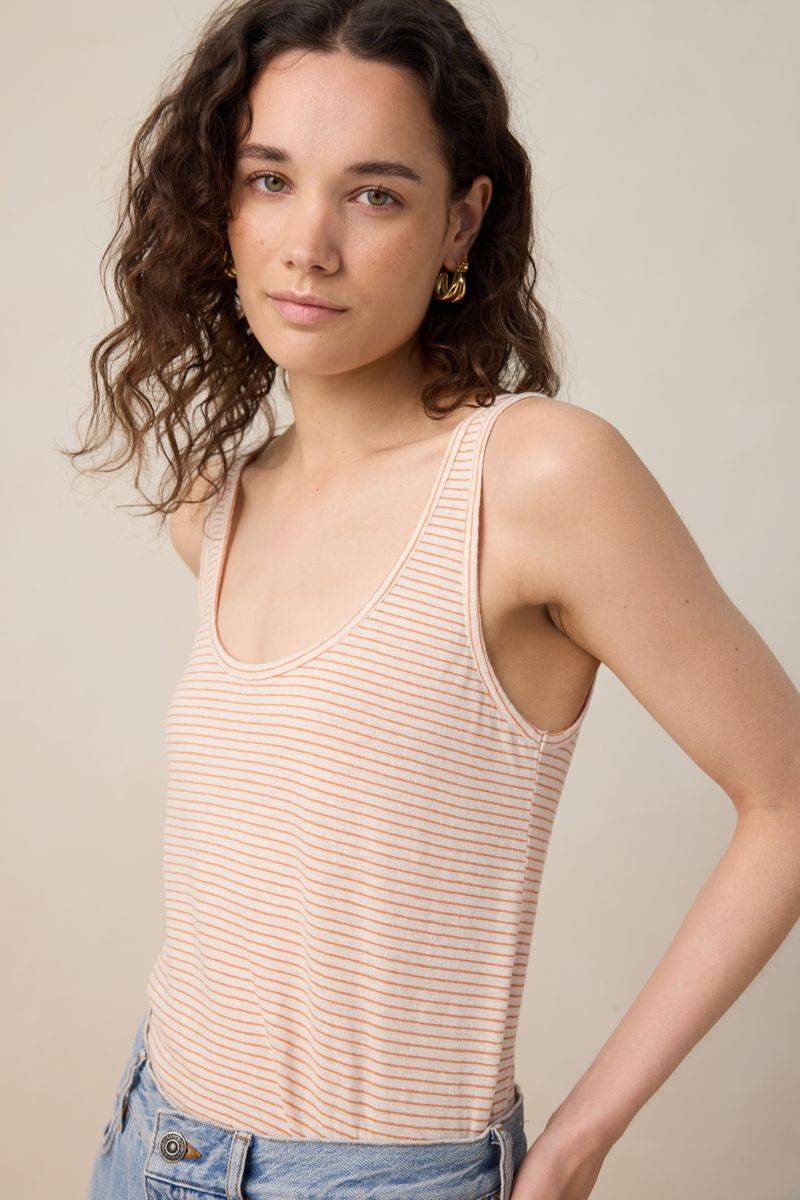 Gestreiftes Top - Orange von Sissy-Boy