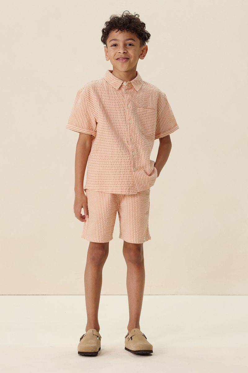 Gestreifte Shorts - Orange von Sissy-Boy